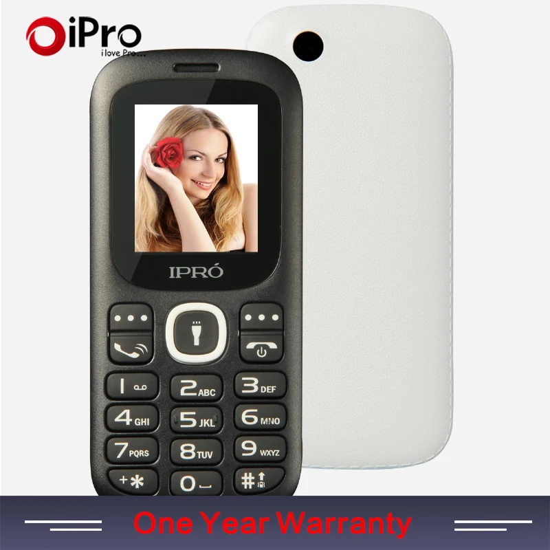 2016 IPRO Brand Unlocked Mobile Phone Celular 1 77 Inch Elders Phones GSM Dual SIM Cell