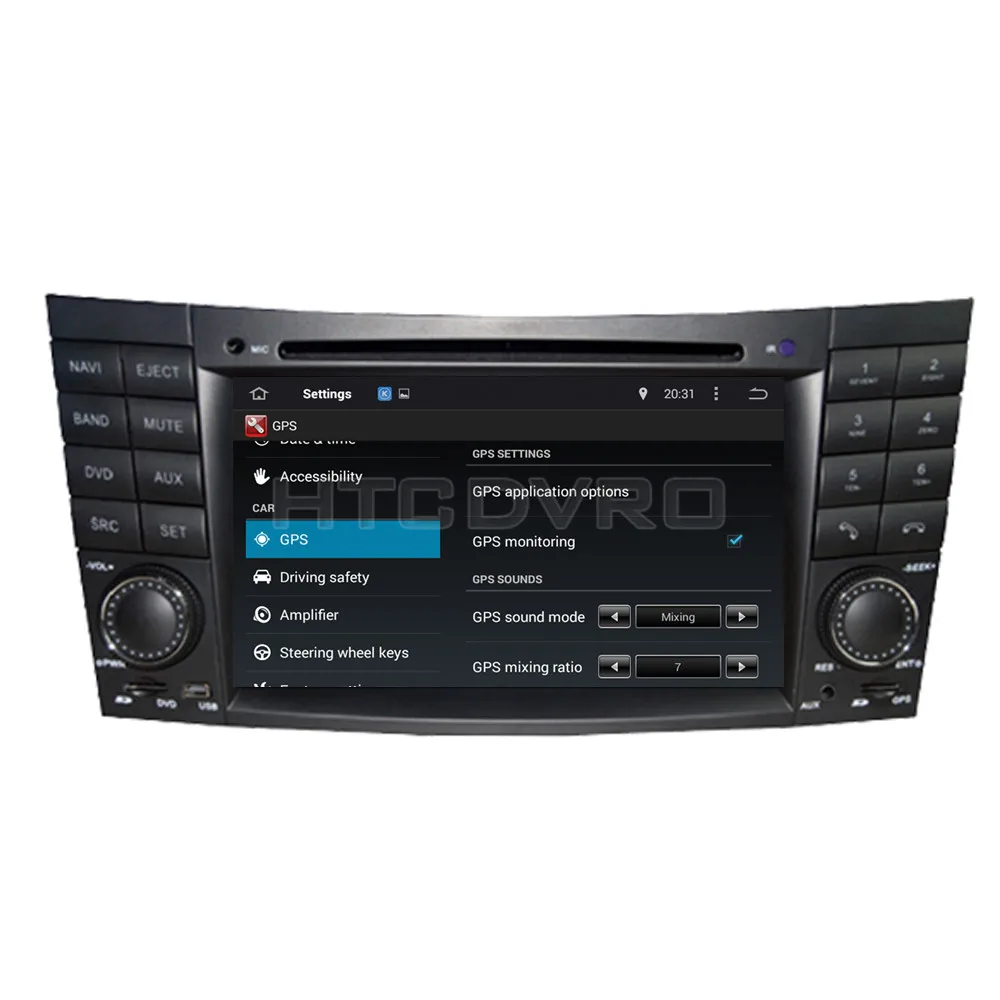 Perfect YMODVHT 7inch 4G Octa Core Android 9.0 7.1 Car DVD Player for Benz C class GPS Navigation Auto RDS Radio Audio Video Stereo 5