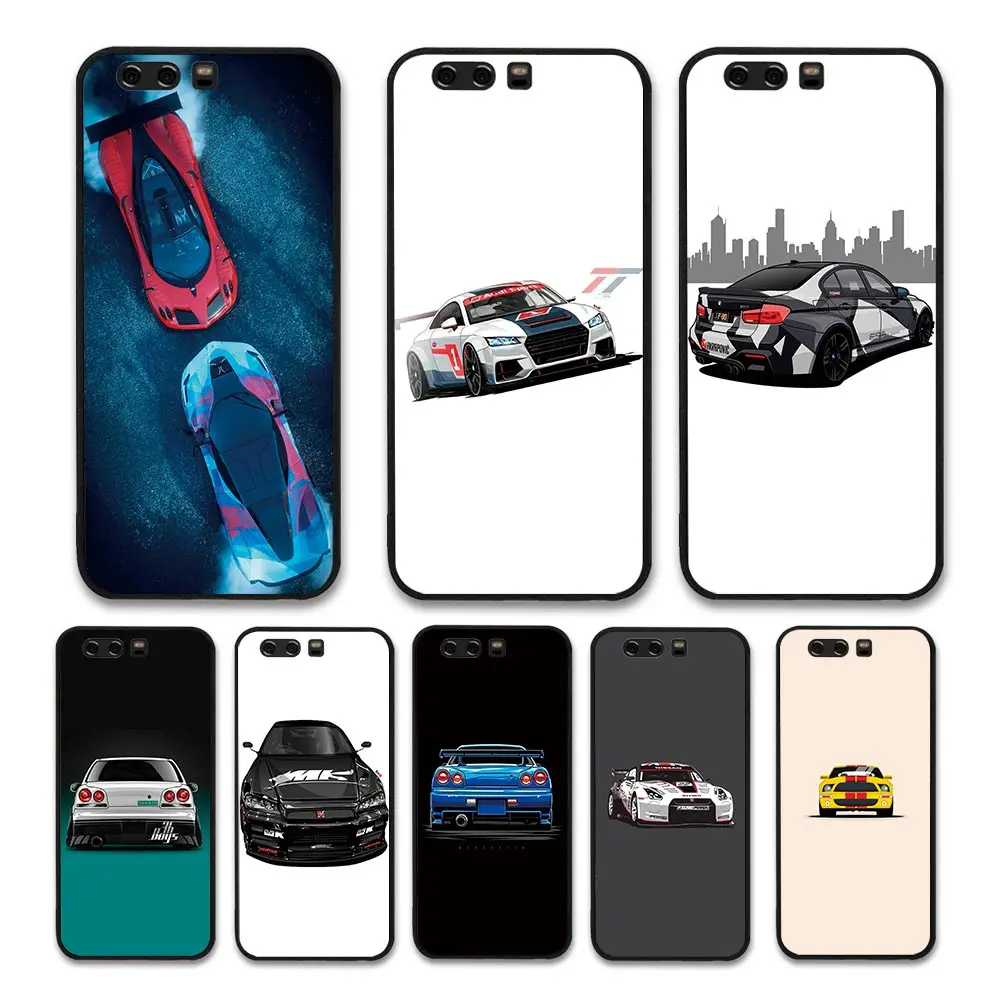 

Luxury Race Car R8 M3 M4 M5TT GTR on Track Fast & Furious For HUAWEI P10 lite P20 P30 nova 2 PLUS mate 8 9 10 20 Comic Cases