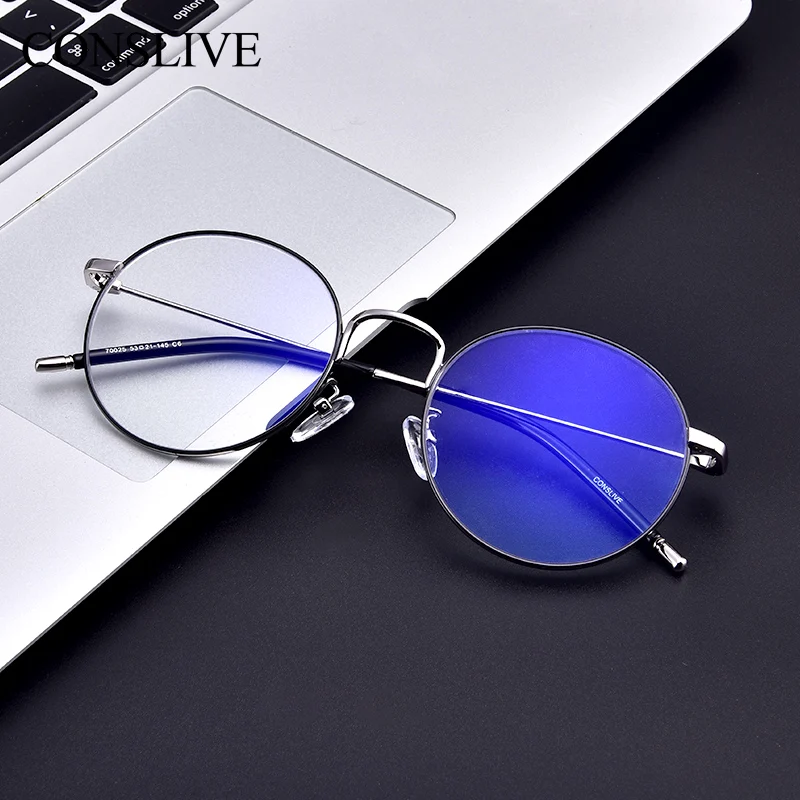 

Round Myopia Eyeglasses Men Vintage Retro Myopia Optical Transparent Glasses Prescription Recipe Circular Computer Glass