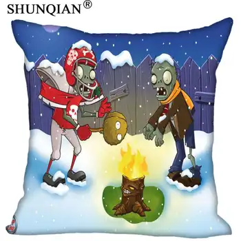 

New Arrival Plants Vs Zombies Pillowcase Wedding Decorative Pillow Case Customize Gift For Pillow Cover A815