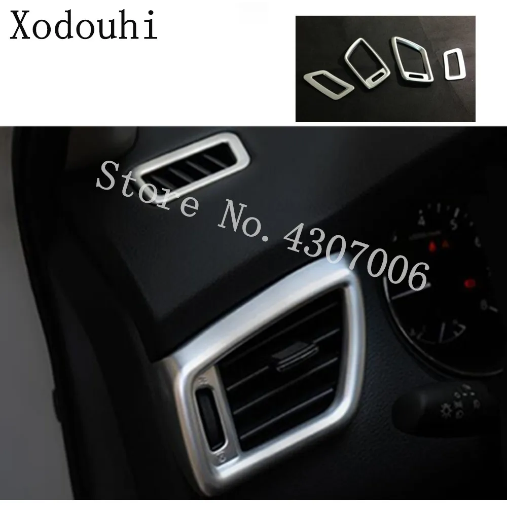 Car garnish cover frame trim ABS matte front Air condition Outlet Vent 4pcs For Nissan X-Trail XTrail T32/Rogue 2014 2015 2016 | Автомобили