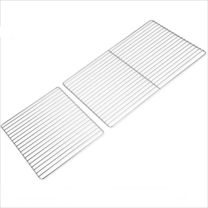 

45x30cm/25x30cm stainless 201 non stick non rust easily cleaned bbq net delicous barbecue mesh grill mesh