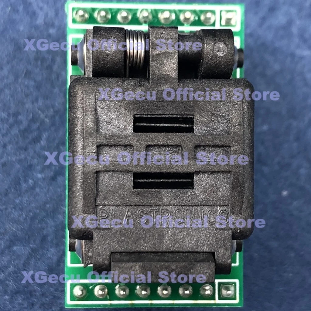 

QFN8/MLP8/MLF8/SON8/WSOP8-DIP8 universal socket/adapter PLASTRONICS 08QN50T43020
