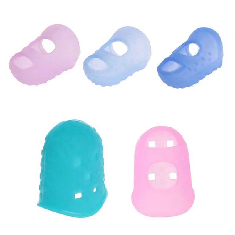 

Guitar Fingertip Protector Guard Silicone Accessories Random Color