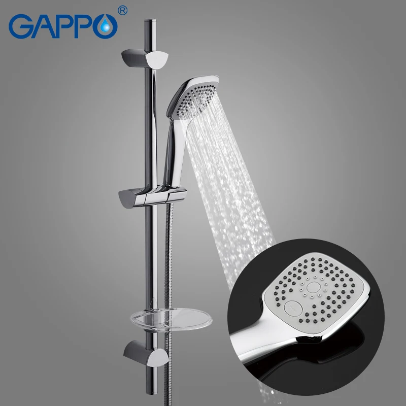 

GAPPO shower Slide Bars bathroom extension shower Wall Mounted shower rail holder adjustable sliding bar