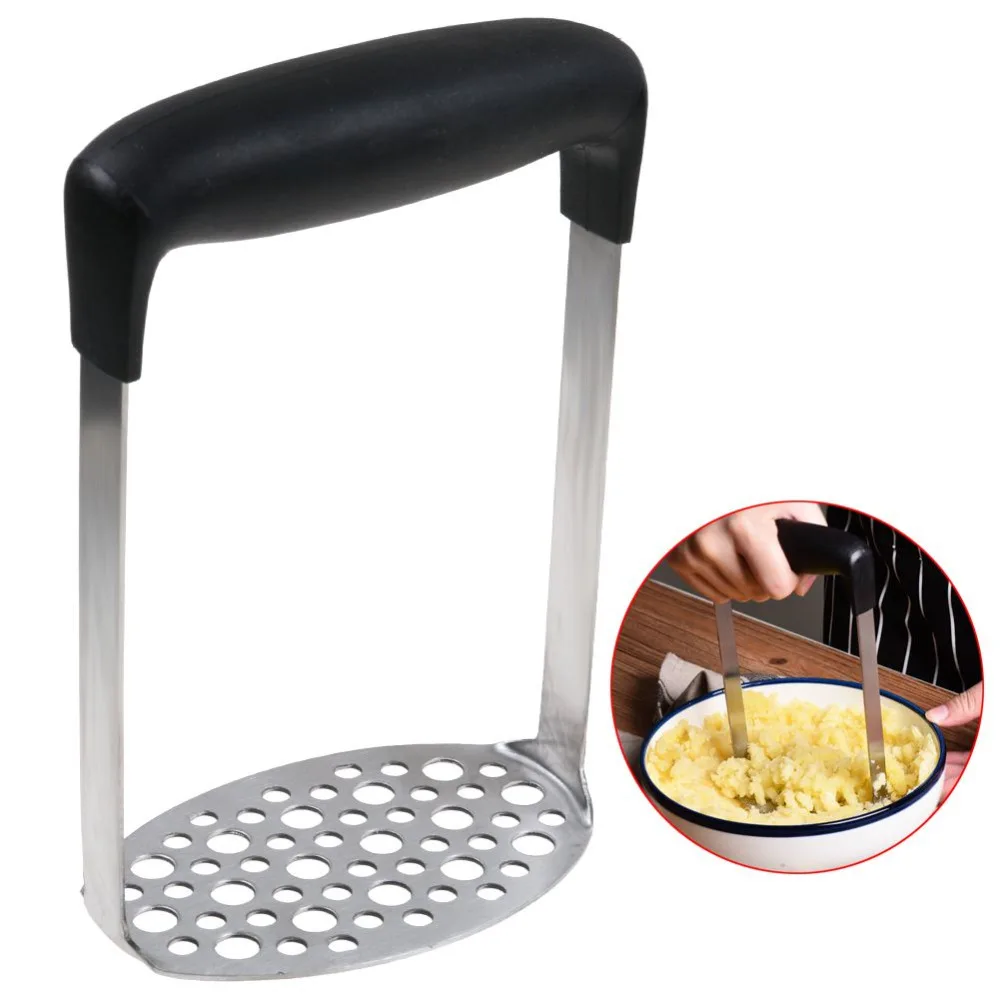 Stainless Steel Metal Potato Masher Ricers Juicer Maker Crusher Toolin