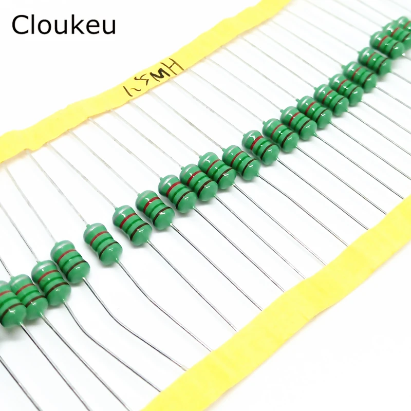 20Pcs 1w 1.5MH 152K Color Code Inductance Inductor 0510 1500UH 1.5MH