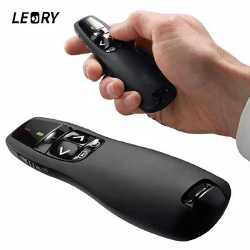 

LEORY R400 RF 2.4GHz USB Wireless PPT Remote Control Presenter Presentation Mouse Pointer For Powerpoint New