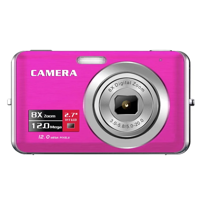 Free ship Fixed Focus Digital Camera DC E70 12MP Mini HD 720P Camera