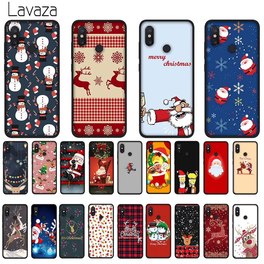 Мягкий ТПУ чехол Lavaza Merry Christmas Santa Claus deer для Huawei Y7 Prime Y9 Y6 2018 Nova 3 3i Honor 7A 8X 8C 8 9 10 Lite |
