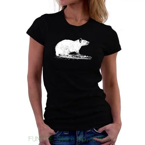 

Women's Tee Rat Sketch Women T-shirt Femme Hipster Brand Fashion Harajuku Kawaii Punk Tops