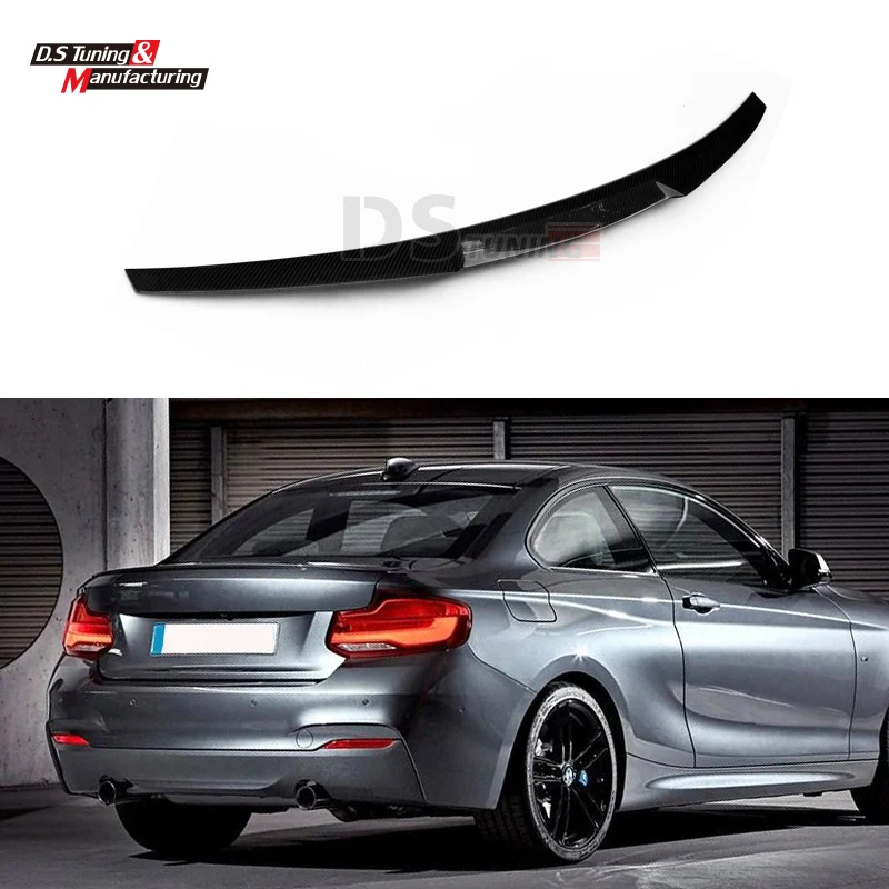 F22 M4 Style Carbon Fiber Spoiler Wing Fits Bmw 2 Series F22 F23