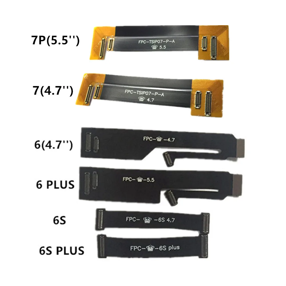 6pcs LCD Touch Screen Digitizer Lens Flex Extension Testing Tester