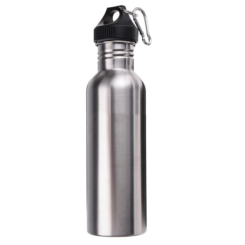 350/500/750ML Stainless Steel Wide Mouth Drinking Water Bottle Outdoor Travel Sports Cycle Drink Bottles Kettle Outdoor Tools