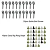 40Pcs Carp Rig Ring Stops With 20Pcs Boilie Bait Screw Fishing Bait Ring Swivel Carp Fishing Accessories ► Photo 2/6