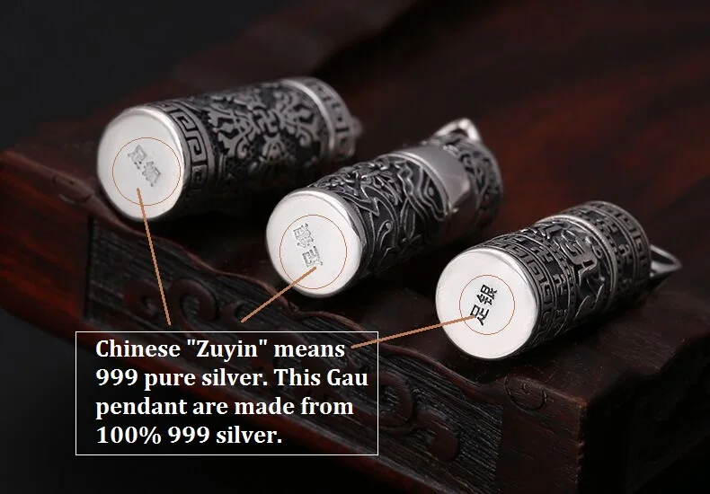 New 100 999 Silver Tibetan Gau Box Pendant Necklace Pure Silver Budhhist Vajra Om Mani Padme Hum Box Pendant Six Words Pendant Pendants Aliexpress