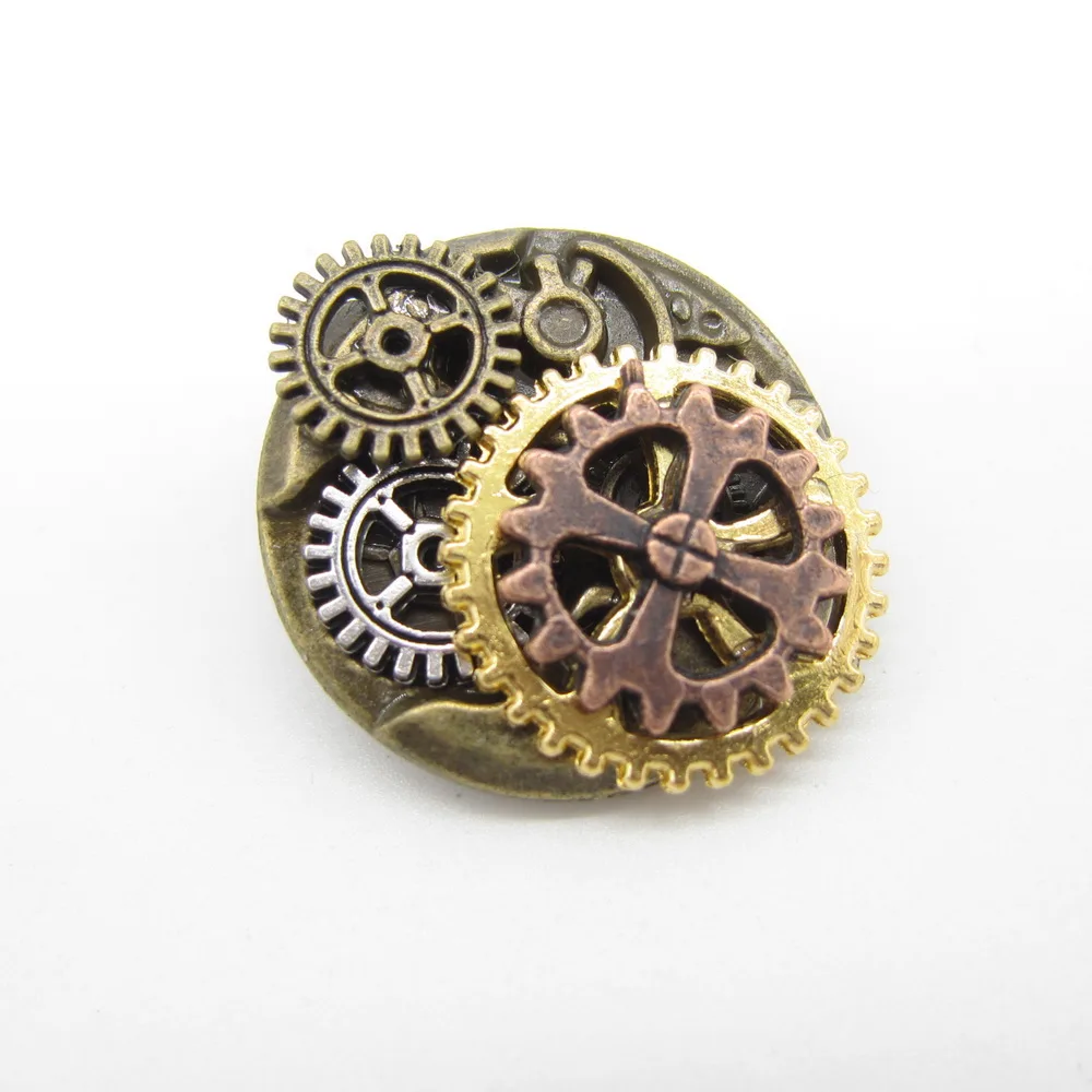 Cykopv дизайн DIY Gears Machanism промышленный сценический стимпанк Broach