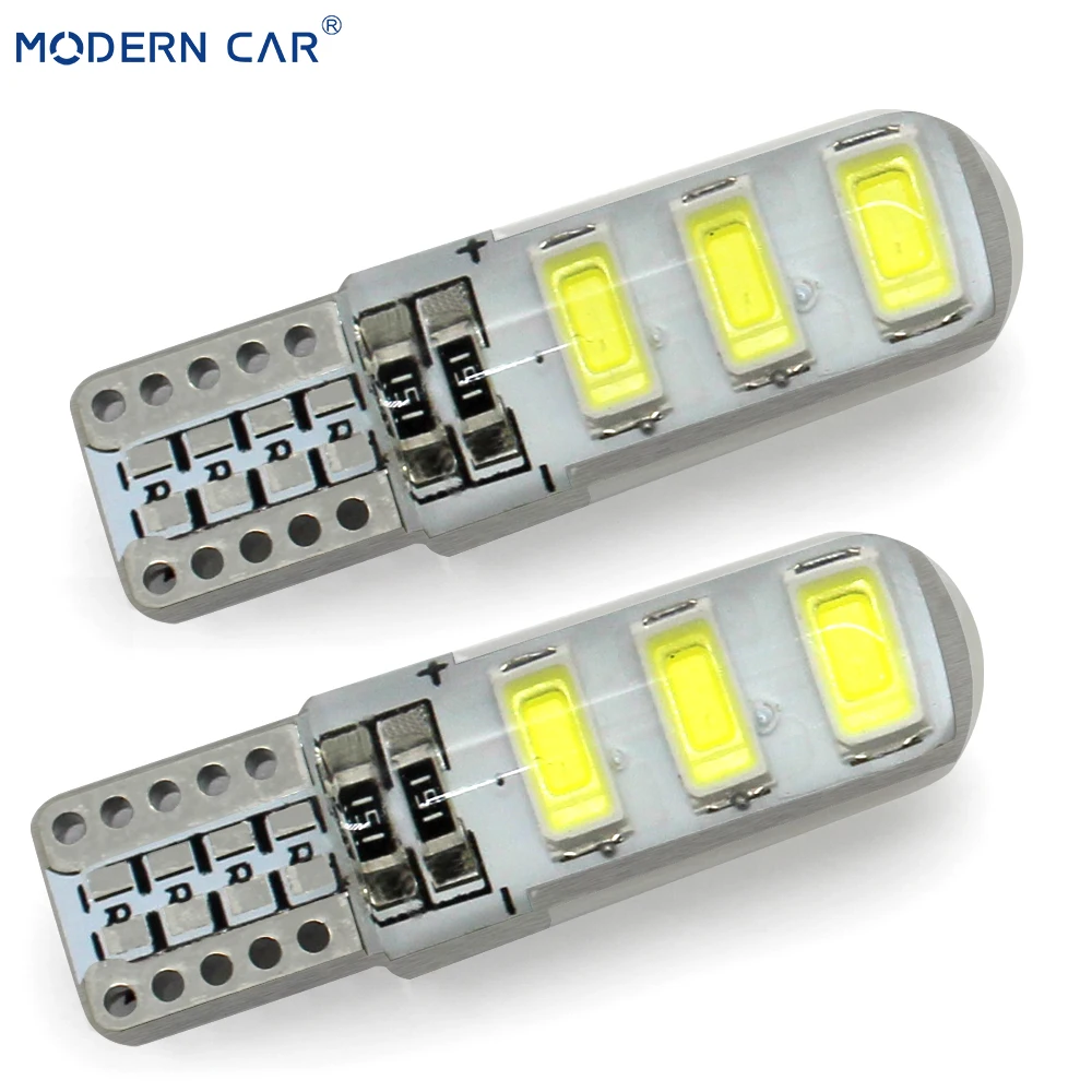 Современный автомобильный светодиодный светильник xt10 W5W 6 led 5630 t10 6SMD 5730 боковая