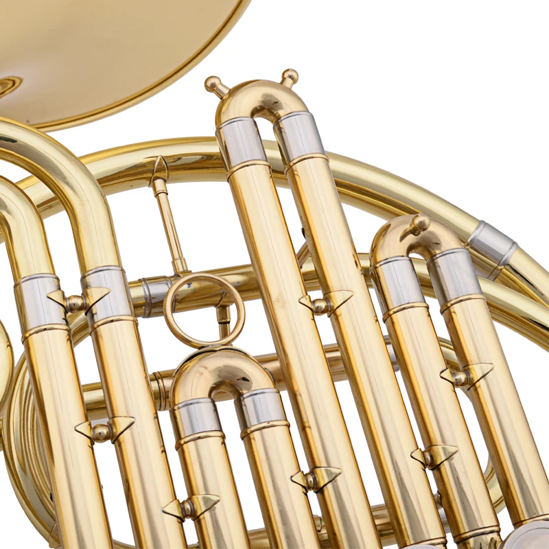 Новый профессиональный French Horn JAZZOR JZFH 210 4 клавишный латунный рожковый Однорядный