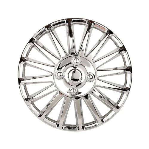 

15" Car Wheel Trims Hub Caps Plastic Covers Universal Bright silver