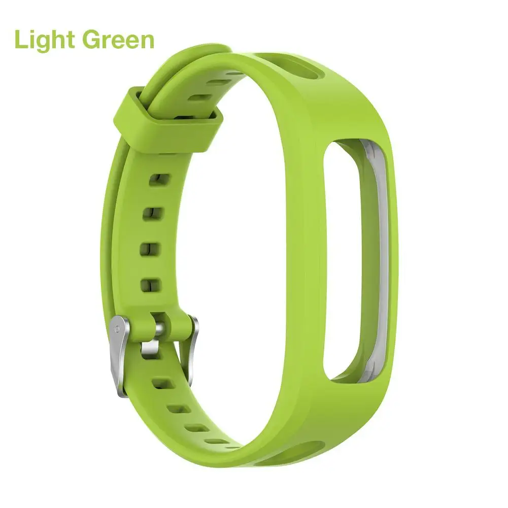 New Color Strap Replacement Silicone Strap Watch Band For Huawei Band 3e Huawei Honor Band 4 Running Version - Цвет: Green