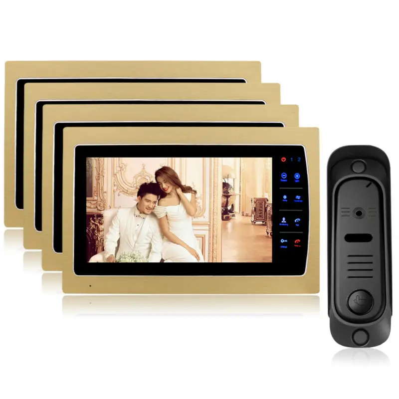 Homefong Electric Lock Aluminum Alloy Support CCD font b Camera b font 7 inch TFT Color