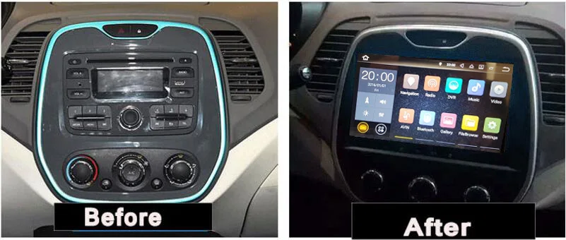 Sale Octa Core 4G Android 9.0 Ips 1024*600 Screen Car Multimedia DVD Player For Renault Capture MT 2011-2018 Radio Tapes GPS Recorder 2