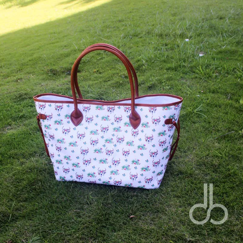 658-cactus skull canvas tote (5)