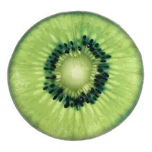 Круглый нескользящий коврик для ног киви, домашний фруктовый коврик, водопоглощающий грунтовый коврик для гостиной, спальни, ванной комнаты, кухни