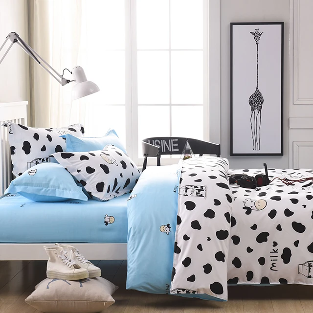 Solstice Home Textile Cartoon niedźwiedź polarny pościel zestawy dla dzieci Beddingset Bed pościel kołdra okładka łóżka Poszewka na poduszkę/Bed Sets -