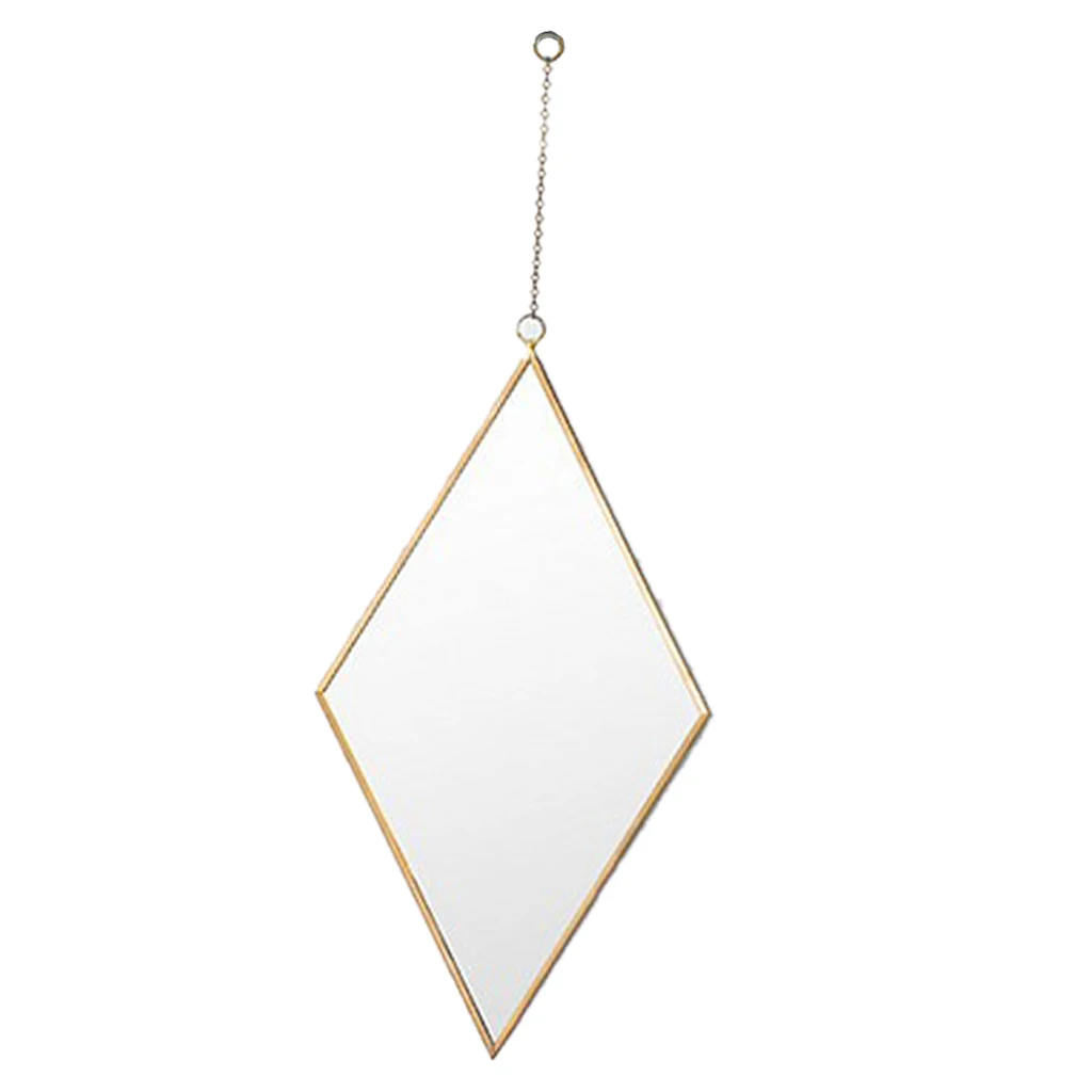 ANTIQUE DIAMOND WALL MIRROR DRESSING ROOM BATHROOM DRESS UP MIRROR HANGINGS for Girls Women and Mothers Xmas Gift	