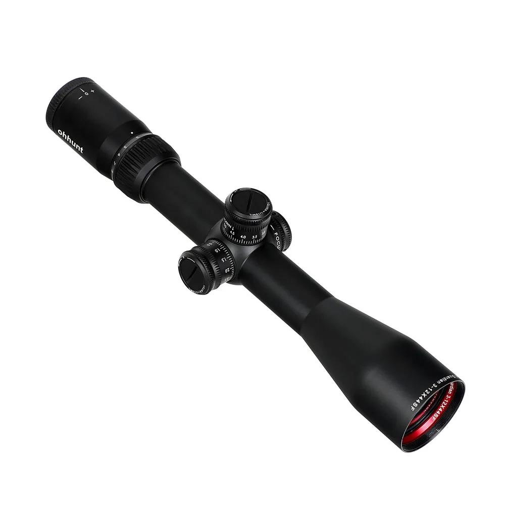 Ohhunt Guardian 3-12X44 SF охотничий прицел 1/2 полумиллиметровая точка сетка боковая параллакса башенки замок сброс тактические оптические прицелы