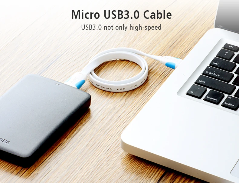 Vention Micro USB3.0 для samsung S5 Note 3 USB гибкий кабель для передачи данных и зарядки i9600 N900 N9000 N9006 N9002