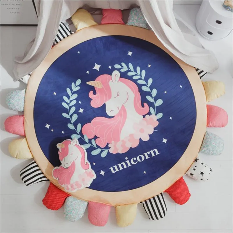 Лидер продаж мультфильм Мягкие Детские Круглый Ковры S для Гостиная Спальня детская комната ребенку играть в Ковры S области Ковры дома ковры пол двери Коврики