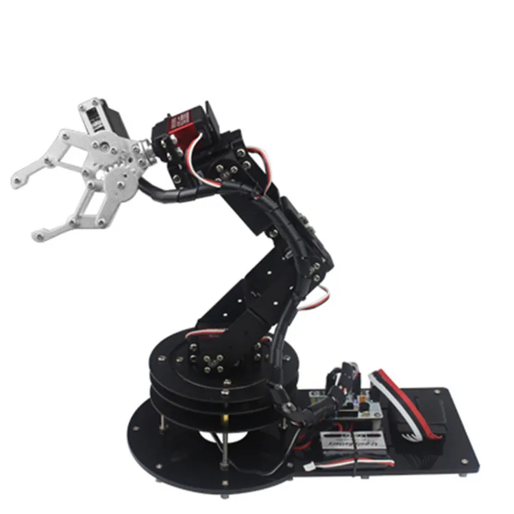 6 DOF CNC алюминиевый Роботизированный Рычаг/Arduino вторичное развитие/открытый источник робот манипулятор для DIY механическая рука