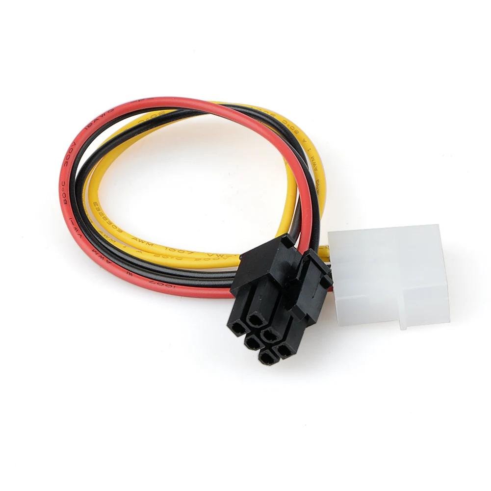 Buy 2PCS 4 Pin Molex to 6 Pin PCI Express PCIE Video