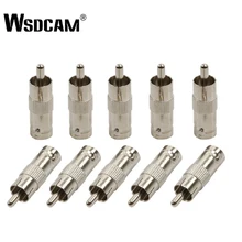 Wsdcam 10 шт./партия BNC Женский RCA AV разъем адаптер для видеонаблюдения камеры видеонаблюдения