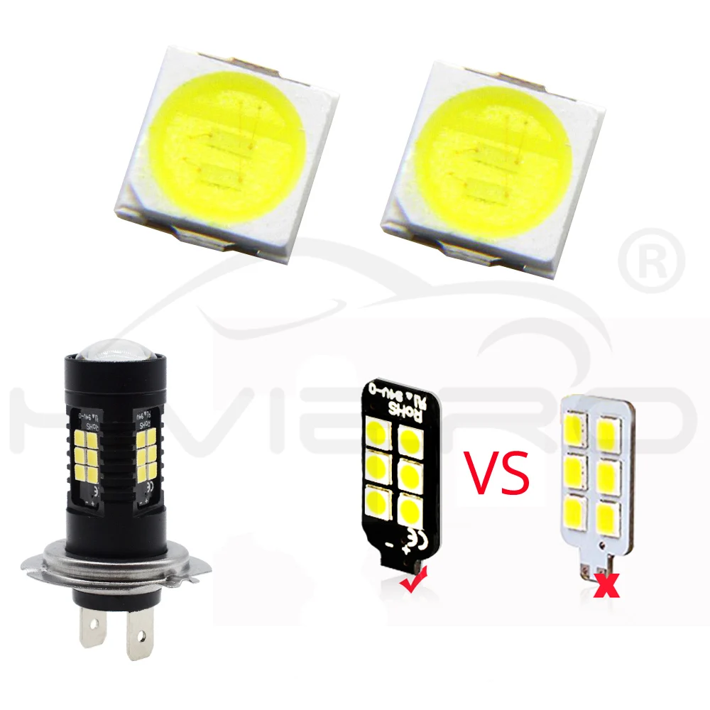 1 шт фара 9004 9005 9006 9007 H4 H7 H8 H10 H16 P13W R5W 3030 чипы 21 SMD 1260LM DRL 9~ 20V противотуманная фара в сборе