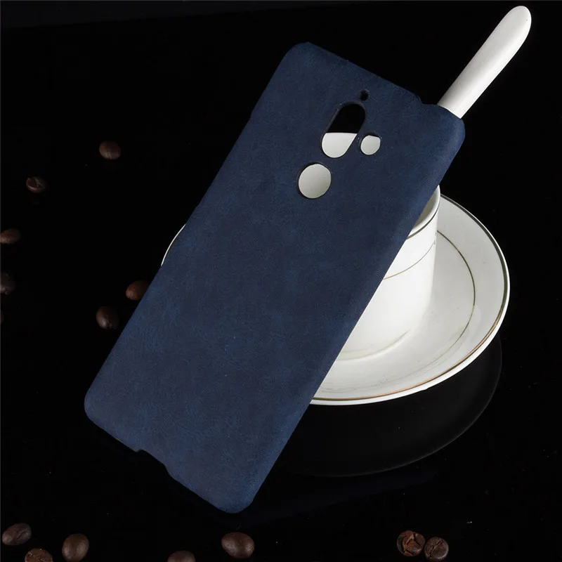 For Nokia 7 plus Case Nokia 7 plus Case PU Leather Hard Plastic Back Cover Phone Case For Nokia7 plus TA-1046 TA-1055 TA-1051 (9)