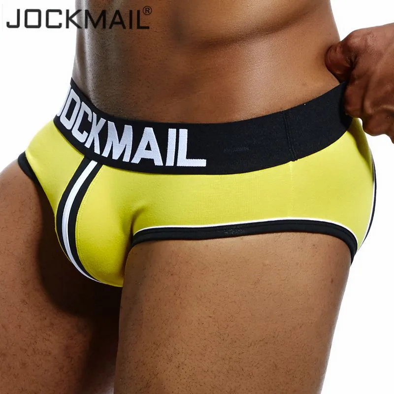 Бикини JOCKMAIL мужское с открытой спиной Брендовое пикантное нижнее белье для геев