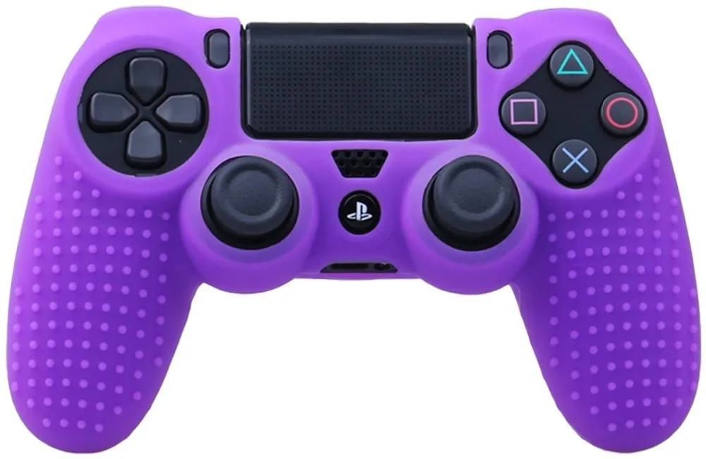 YOTEEN для Dualshock 4 чехол с шипами в горошек силиконовый резиновый гелевый Чехол для sony PS4 Slim/Pro Чехол для контроллера красный синий