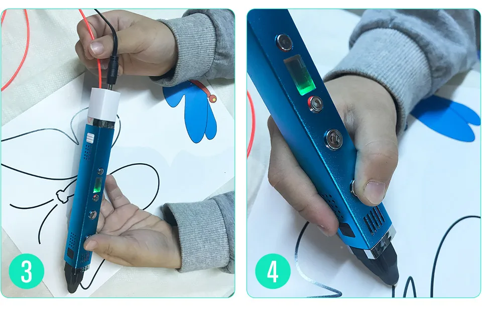 myriwell 3d ручка для рисования，LED дисплей，3д ручка 3d pen 3d pens USB-Поддержка мобильного источника питания 3d-ручка 3 д ручка 3д триде ручка 3 d ручка 3Д РУЧКА 3d печать ручка 3 д ручки 3d пера 3д ручку 3d kalem