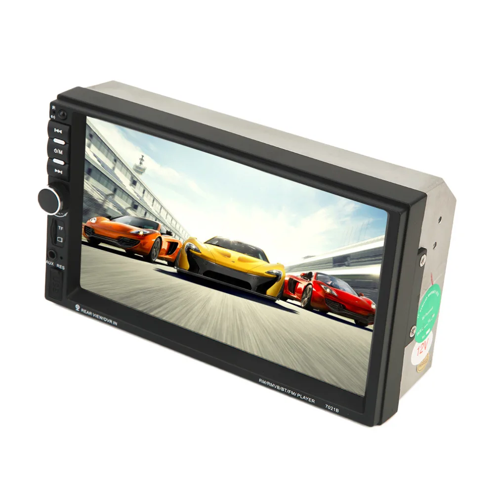 

Practical 2 Din Universal Bluetooth 7 Inch Screen Display Aux Input Auto Car DVD FM/MP5 Player Vehicle Rear View Camera Input