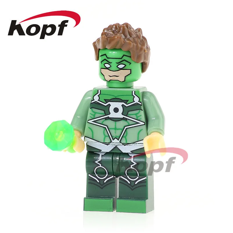 

Green Lantern Black Adam Yellow Light the Scarecrow Legends of Tomorrow Super Heroes Building Blocks Toys for children XH 558