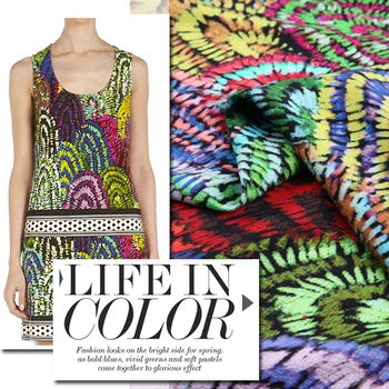 

Impression painting heavy silk fabric dress shirt silk fabrics wholesale high quality silk cloth