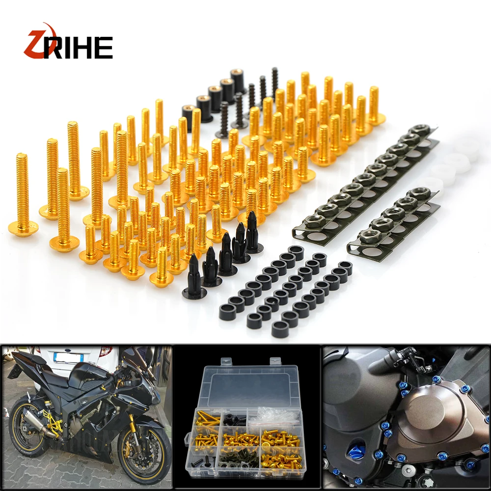 CNC Universal Motorcycle Fairing/windshield Bolts Screws set For BMW R1200S R1200ST R1200GS adventure R1200RT r1200se r1200gs