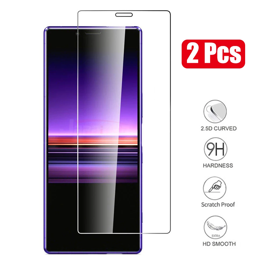 2 шт./лот 9H закаленное стекло для sony Xperia 1 XZ4 XZ2 XZ1 Compact XZ Premium XA1 Ultra 10 Plus Защитная пленка для экрана