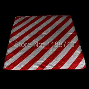 

Zebra Silk (red and white) 60x60cm - Silk and Cane Magic / Magic Trick, Gimmick, Props