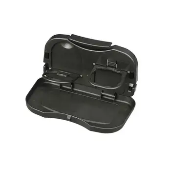 

Foldable Drink Bottle Holder Car Back Seat Stand Car-Stylish Travel Dining Tray Black Dropshipping Aug15